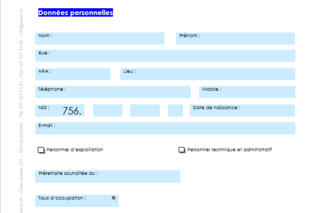 FORMULARIO SEMPLIFICATO "DOMANDA DI PRESTAZIONE" !